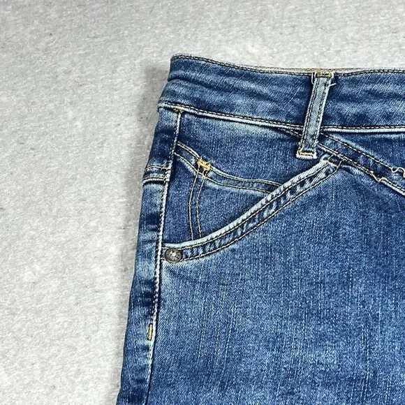 Free People We The Free Skinny Jeans Size 29 Medium Wash Retro 80s Y2K - Picture 3 of 12